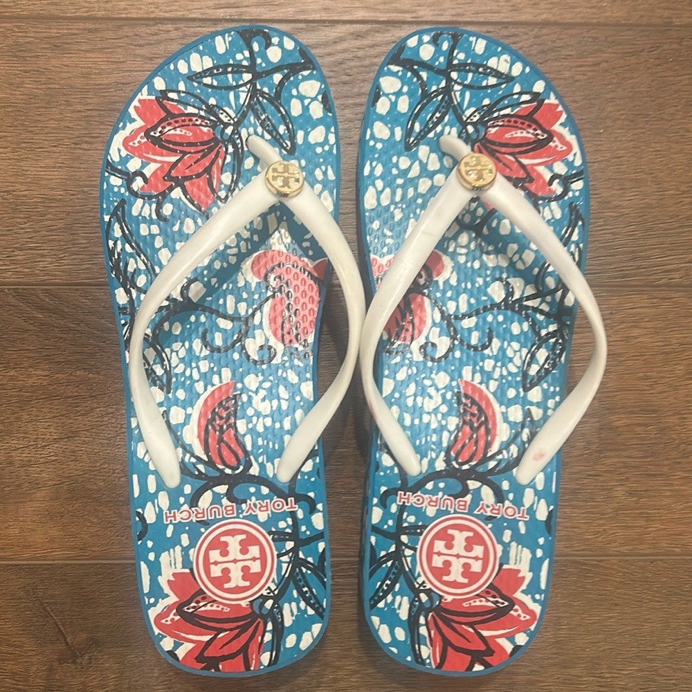 Tory Burch Floral Sandal